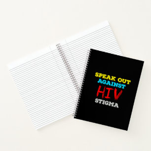Spreek je uit tegen HIV-stigma - Aids Awareness Notitieboek