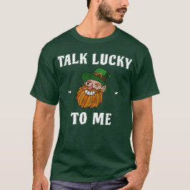 Spreek me geluk met grappige kabouter St. Patricks T-shirt