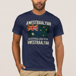 Spreek me gerust over Australische vlag T-Shirt