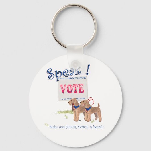 Spreek ! sleutelhanger (Voorkant)