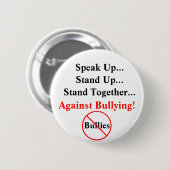 Spreek tegen Button tegen pesterijen (Voorkant /achterkant)