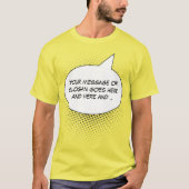 Spreek uw verklaring Sjabloon T-shirt (Voorkant)