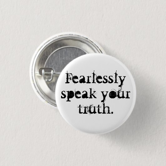 Spreek uw waarheid moedig ronde button 3,2 cm (Voorkant /achterkant)