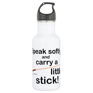 Spreek zacht waterfles