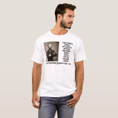Spreek zo licht van oorlog William T. Sherman Quot T-shirt (Voorkant volledig)