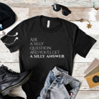 Spreekwoord wijsheid witte typografie T-Shirt