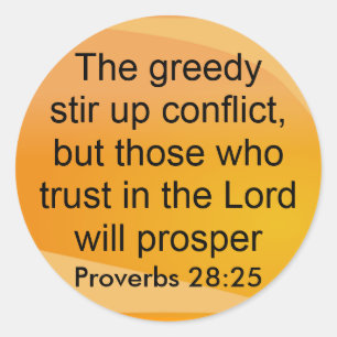 spreekwoorden 28:25 stickers