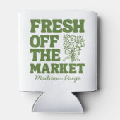 Spreelse Bruiloft Uit De Markt Groene Bruidsshower Blikjeskoeler (Achterkant)