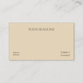 spreeuwen en mynah vogels Kraft Visitekaartje (Achterkant)