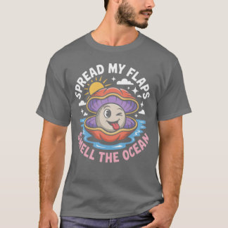 Spreid Mijn Vleugels Riek De Oceaan T-shirt