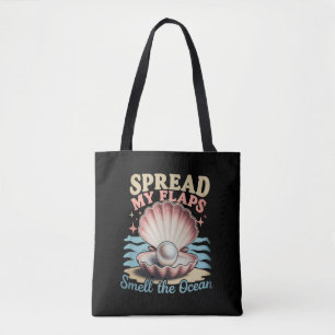 Spreid Mijn Vleugels Ruik De Oceaan Grappig Verned Draagtas
