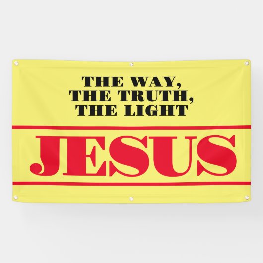 Spreid uw boodschap van liefde en geloof met een spandoek (Horizontaal)