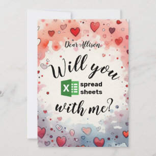 Spreiden wij op Valentijnsdag lakens over ons uit? Feestdagenkaart