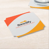 Spreiding van brand kartonnen onderzetters (Gekanteld)