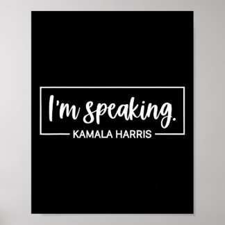 Spreken Harris Waltz 2024 Verkiezing Kamala Harris Poster