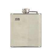 Spreken in cursief heupfles (Achterkant)