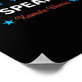 Spreken Kamala Harris Poster (Hoek)