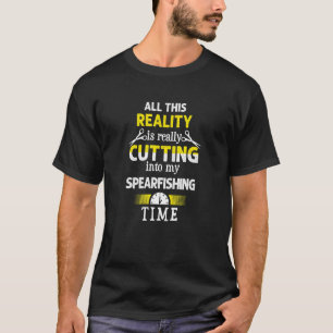 Sprekende mijn Spearfisher Hum T-shirt
