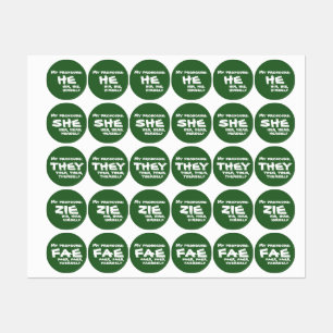 Sprekende woorden op alle labels