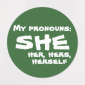 Sprekende woorden op alle labels (Design 2)