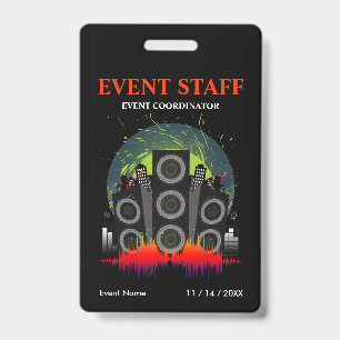 Spreker Blast Event Staff Coordinator Badge