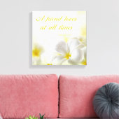 Spreuken 17:17 | Bijbelvers citaat Canvas Afdruk (Insitu (Woonkamer))