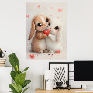 Spreuken 17:17  poster