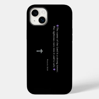 Spreuken 18:10 Bijbelvers iPhone / iPad hoesje