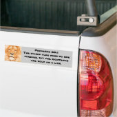 Spreuken 28:1 bumpersticker (Op Truck)