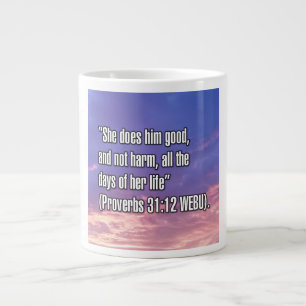 Spreuken 31:12 WEBU Mok