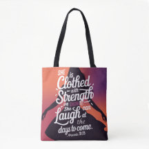 Spreuken 31 Christelijke canvas tas