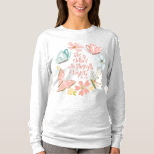 Spreuken 31 Modern Christelijk esthetisch T-shirt