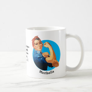Spreuken 31 ROSIE RIVETER Persoonlijk Koffiemok