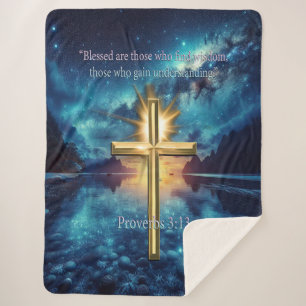 Spreuken 3:13 sherpa deken