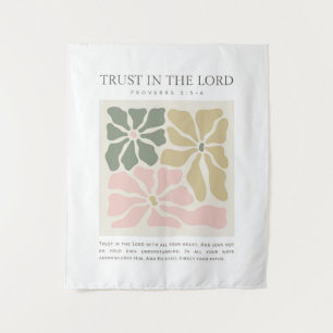 Spreuken 3:5-6 Vertrouw op de Heer Wandkleed