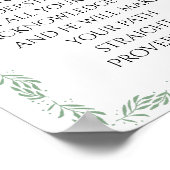 Spreuken 3:5 Poster (Hoek)
