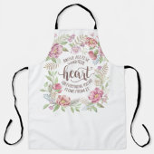 Spreuken 4:23 - Bewaak je hart Schort (Voorkant)