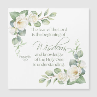 Spreuken 9:10 Eucalyptus Witte Rozen Salie Groen