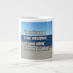 Spreuken 9:13 WEBU Mok