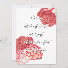 Spreuken, Religieuze Kaart, Vrouwen Empowerment Ka Feestdagenkaart