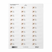 Sprig of Hydrangea Wedding Products Etiket (Full Sheet)