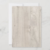 Sprigs Mariages rustiques - Invitation de mariage (Dos)