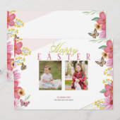 Spring 2 Foto Wenskaart Feestdagenkaart (Voorkant / Achterkant)