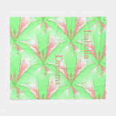 Spring Abstract Stars Gepersonaliseerde Fleece Dek (Voorkant (Horizontaal))