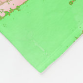 Spring Abstract Stars Gepersonaliseerde Fleece Dek (Hoek)