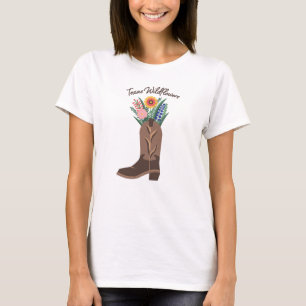 Spring Adult Women's T-Shirt "Texas Wildflower"