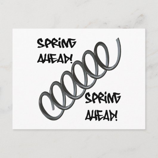Spring Ahead Briefkaart (Voorkant)