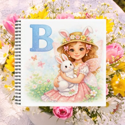 Spring Alphabet Letter B Notebook for Kids Notitieboek