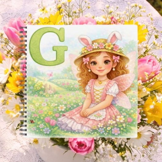Spring Alphabet Letter G Notebook for Kids Notitieboek