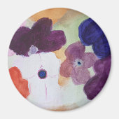 Spring Anemones Magnet Magneet (Voorkant)